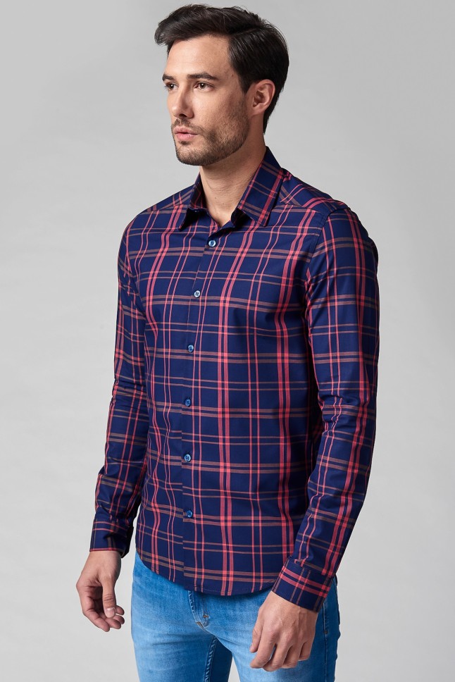 Camisa Split Cuadros